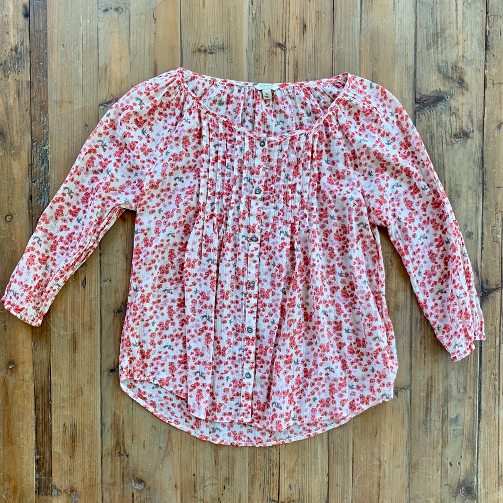 Sonoma Floral Button Down Size Medium